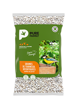 Les graines : tournesol décortiquées