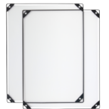 2 panneaux transparents